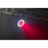 IBIZA LIGHT THINPAR LED RING PROYECTOR PAR EXTRA-PLANO 7 LED RGBW 4 EN 1 DE 6W + 48 LED SMD