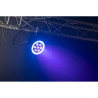 IBIZA LIGHT THINPAR LED RING PROYECTOR PAR EXTRA-PLANO 7 LED RGBW 4 EN 1 DE 6W + 48 LED SMD