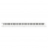 CARRY ON PIANO 88 TOUCH WHITE TECLADO PLEGABLE 88 TECLAS BLANCO