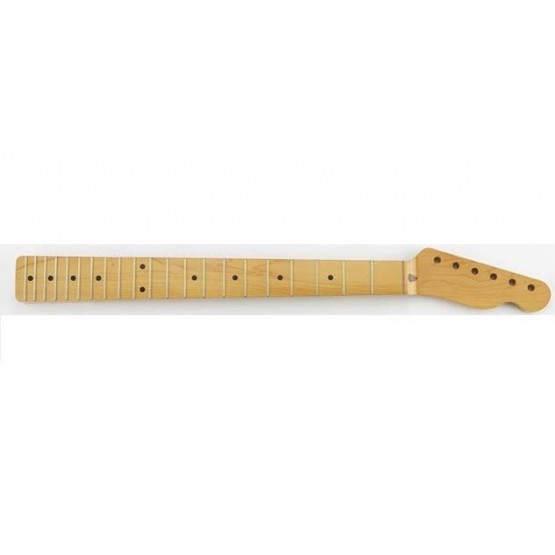 ALL PARTS TMNFC REPLACEMENT NECK FOR TELE SOLID MAPLE 21 TALL FRETS 10 RADIUS NITRO CELLULOSE