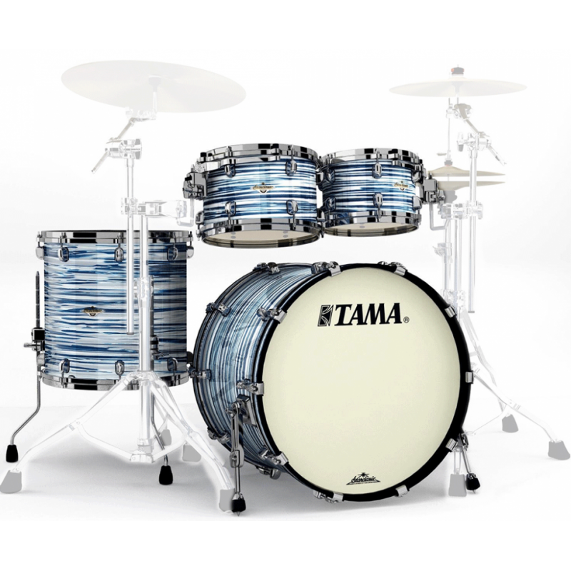 TAMA MR42TZBNS BWO STARCLASSIC MAPLE BATERIA ACUSTICA BLUE AND WHITE OYSTER