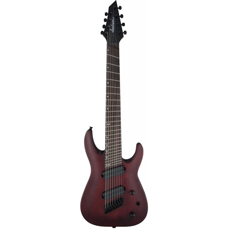 JACKSON X DINKY ARCH TOP DKAF8 MS IL GUITARRA ELECTRICA 8 CUERDAS MULTIESCALA STAINED MAHOGANY
