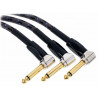 BOSS BIC-PC-3 PACK 3 CABLES PEDALES 15CM