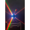 IBIZA LIGHT SATURNE CABEZA MOVIL DMX DE 8 LEDS RGBW