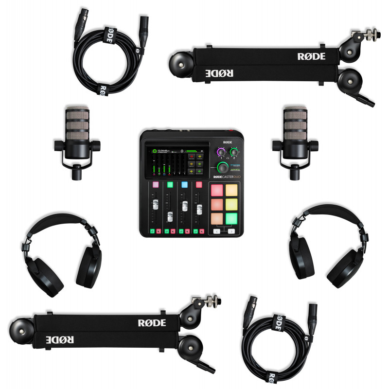 RODE -PACK2- PODCASTING RODECASTER DUO PARA DOS PERSONAS
