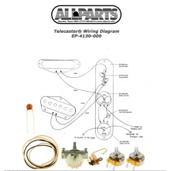 ALL PARTS EP4130000 WIRING KIT FOR TELE CRL 3-WAY SWITCH 2 CTS POTS