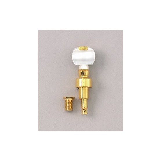 SCHALLER TK7860002 SEALED PLANETARY BANJO KEYS GOLD WITH WHITE PEARLOID KNOBS 4:1