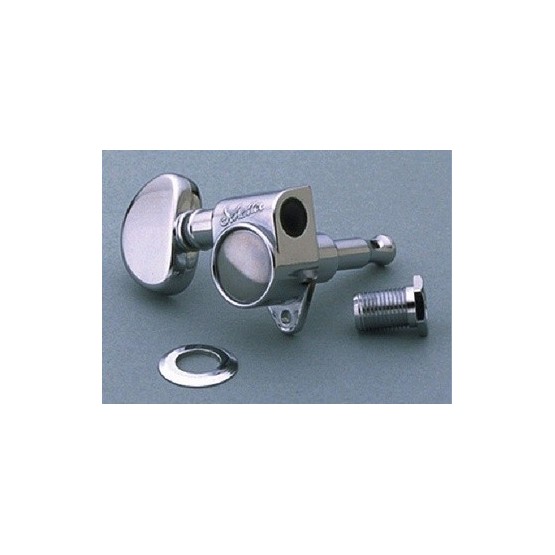 SCHALLER TK7840010 TUNING KEYS GROVER STYLE 3 X 3 CHROME WITH HARDWARE 16:1