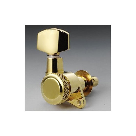 SCHALLER TK0974002 LOCKING KEYS WITH STAGGERED POSTS GOLD 6-IN-LINE WITH HARDWARE 16:1