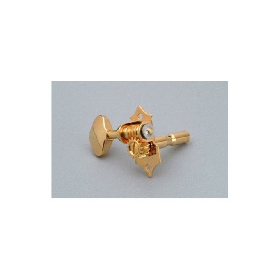 GOTOH TK7810002 OPEN GEAR 3 X 3 FOR SLOT HEAD SCALLOPED BUTTONS GOLD WITH HARDWARE 15:1