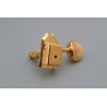 GOTOH TK7679002 LOCKING TUNERS VINTAGE STYLE 6-IN-LINE GOLD HEIGHT ADJUSTABLE POSTS 15:1