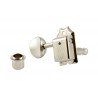 GOTOH TK0880L01 TUNING KEYS VINTAGE STYLE LEFT-HANDED 6-IN-LINE NICKEL WITH HARDWARE 15:1 LIQ