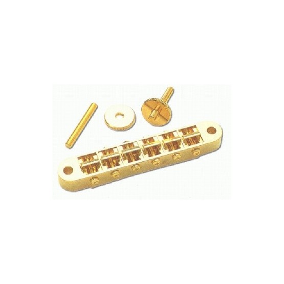 GOTOH GB2540002 NASHVILLE TUNEMATIC GOLD WITH HARDWARE 2-1/16 STRING 2-29/32 POST SPACING