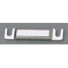ALL PARTS TP5440010 12-STRING STOP TAILPIECE WITH USA THREAD STUDS/ANCHORS CHROME 3-1/4 STUD SPA