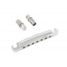 ALL PARTS TP3605010 7-STRING STOP TAILPIECE USA THREAD STUDS & ANCHORS CHROME 3-15/16 STUD SPACI