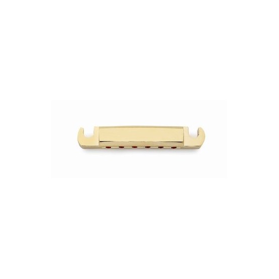 ALL PARTS TP3445002 ECONOMY STOP TAILPIECE GOLD WITH METRIC STUDS & ANCHORS 3-1/4 STUD SPACING