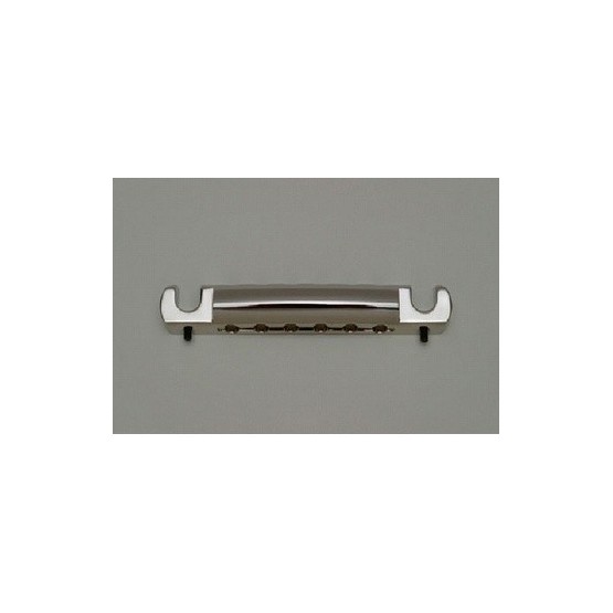 ALL PARTS TP3407001 FEATHERWEIGHT STOP TAILPIECE WITH ADJUSTING SET SCREWS NICKEL 3-1/4 STUD SPA