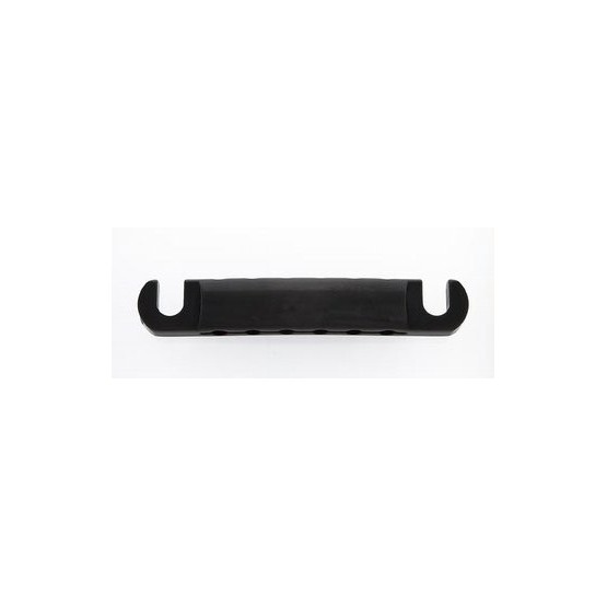 ALL PARTS TP0400003 STOP TAILPIECE WITH USA THREAD STUDS & ANCHORS BLACK 3-1/4 STUD SPACING