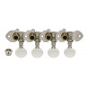 ALL PARTS TK7371001 A STYLE MANDOLIN KEYS NICKEL 14:1 GOTOH 29/32 POST SPACING WITH HARDWARE