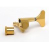 ALL PARTS TK0794002 ECONOMY BASS TUNING KEY, BASS SIDE, SEALED, COMPACT, GOLD, 20:1 EACH.