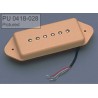 ALL PARTS PU0418023 P-90 STYLE SINGLE COIL PICKUP WITH EARS WITH BLACK COVER 54K OHMS