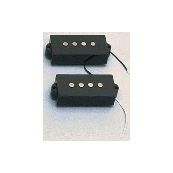 ALL PARTS PU0411023 SPLIT PICKUP FOR P BASS WITH BLACK COVER 100K OHMS