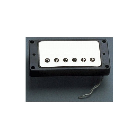 ALL PARTS PU0409010 HUMBUCKING PICKUP WITH CHROME COVER AND BLACK MOUNTING RING 85K OHMS