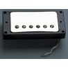 ALL PARTS PU0409001 HUMBUCKING PICKUP WITH NICKEL COVER AND BLACK MOUNTING RING 85K OHMS