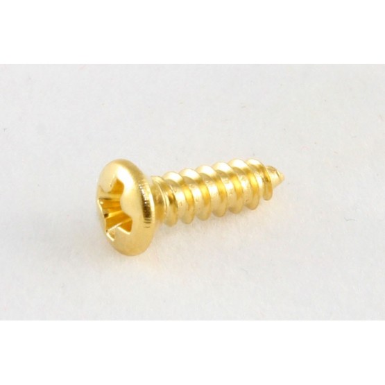 ALL PARTS GS0050002 PICK GUARD SCREWS GIBSON SIZE PHILLIPS HEAD GOLD 3 X 3/8
