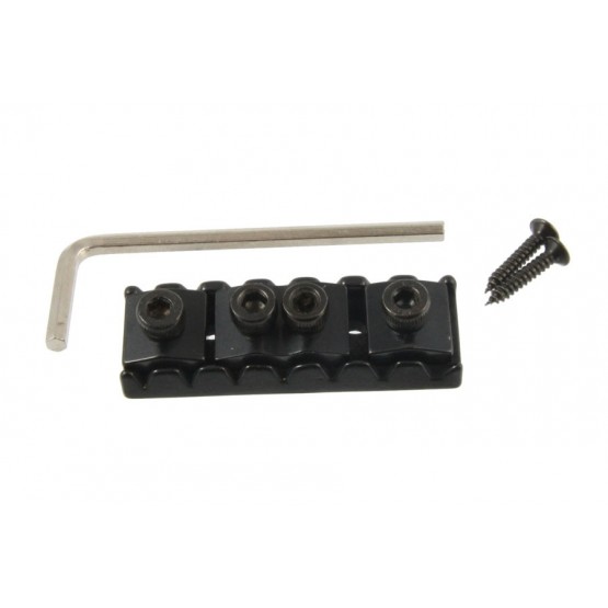 ALL PARTS BP0147003 7-STRING LOCKING NUT 1-7/8 WIDE BLACK WITH HARDWARE