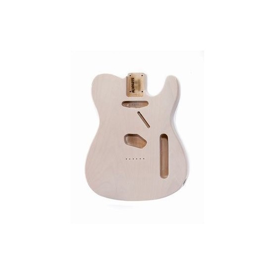 ALL PARTS TBFWH REPLACEMENT BODY FOR TELE ALDER WITH SEE-THROUGH WHITE FINISH