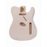 ALL PARTS TBFWH REPLACEMENT BODY FOR TELE ALDER WITH SEE-THROUGH WHITE FINISH