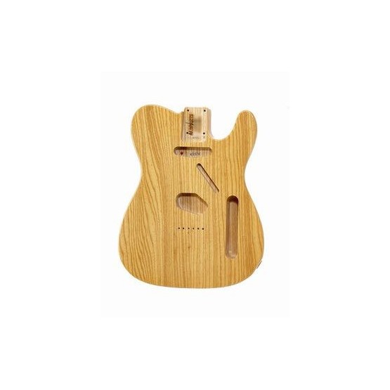 ALL PARTS TBFNAT REPLACEMENT BODY FOR TELE ASH BODY TRAD ROUTING NATURAL FINISH