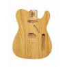 ALL PARTS TBFNAT REPLACEMENT BODY FOR TELE ASH BODY TRAD ROUTING NATURAL FINISH