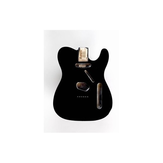 ALL PARTS TBFBKB REPLACEMENT BODY FOR TELE ALDER WITH WHITE BINDING WITH BLACK FINISH