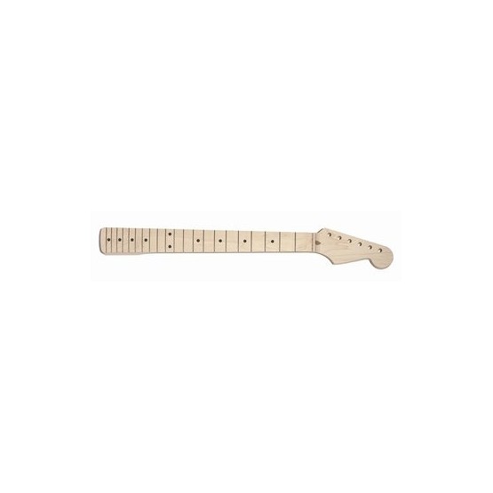 ALL PARTS SMOC REPLACEMENT NECK FOR STRAT SOLID MAPLE 21 TALL FRETS 10 RADIUS NO FINISH