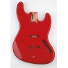 ALL PARTS JBFFR REPLACEMENT BODY FOR JBASS ALDER TRADITIONAL ROUTING RED FINISH