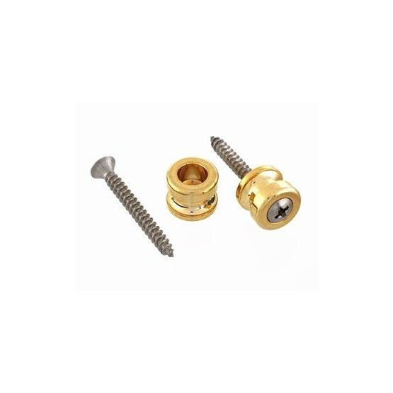 SCHALLER AP0683002 BRAND BUTTONS ONLY FOR STRAP LOCK SYSTEM WITH SCREWS (2) GOLD