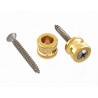SCHALLER AP0683002 BRAND BUTTONS ONLY FOR STRAP LOCK SYSTEM WITH SCREWS (2) GOLD