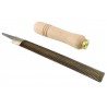 ALL PARTS LT4532000 FINE CURVED WOOD CARVING FILE 21MM (083) X 200MM (7-7/8) WITH WOOD HANDLE