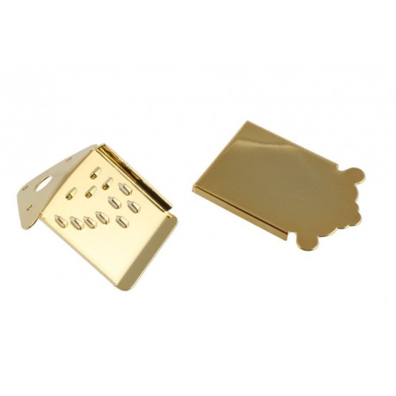 ALL PARTS MT0987002 MANDOLIN TAILPIECE WITH COVER GOLD