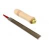 ALL PARTS LT4528000 EXTRA-FINE FLAT WOOD CARVING FILE 16MM (5/8) X 150MM (590) WITH WOOD HANDLE