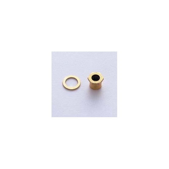 ALL PARTS TK0787002 SPERZEL TUNING KEY BUSHINGS (6 PIECES) SCREWIN STYLE WITH WASHERS GOLD