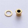 ALL PARTS TK0787002 SPERZEL TUNING KEY BUSHINGS (6 PIECES) SCREWIN STYLE WITH WASHERS GOLD