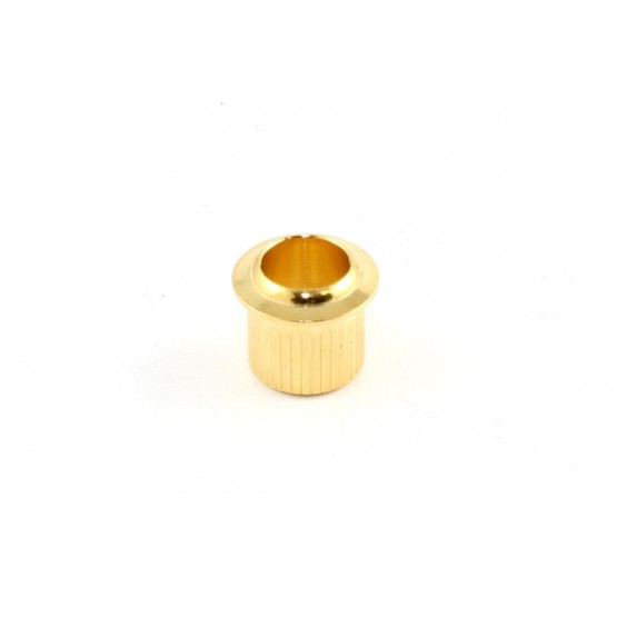 ALL PARTS TK0789002 TUNING KEY BUSHINGS (6 PIECES) PRESSFIT KNURLED BRASS GOLD PLATED