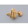 ALL PARTS TK0780002 TUNING KEYS ECONOMY VINTAGE STYLE 6INLINE GOLD WITH SCREWS 14:1