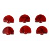 ALL PARTS TK7724076 RECONSTITUTED JASPER STONE LARGE BUTTON SET (6 PIECES) FOR GROVER