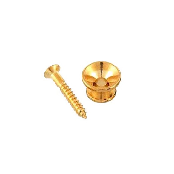 ALL PARTS AP0670002 STRAP BUTTONS WITH SCREWS GOLD. UNIDAD