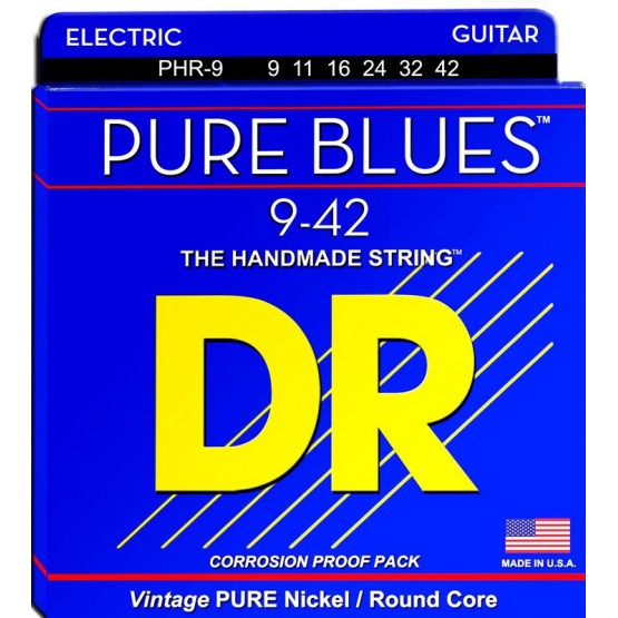 DR PHR9 PURE BLUES JUEGO CUERDAS GUITARRA ELECTRICA 009-042
