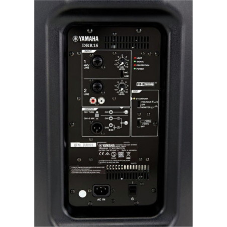 Altavoz Amplificado 15 1000W Yamaha DBR15-Negro